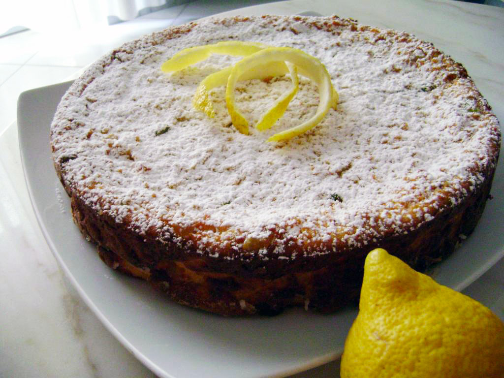 Migliaccio napoletano dolce con ricotta