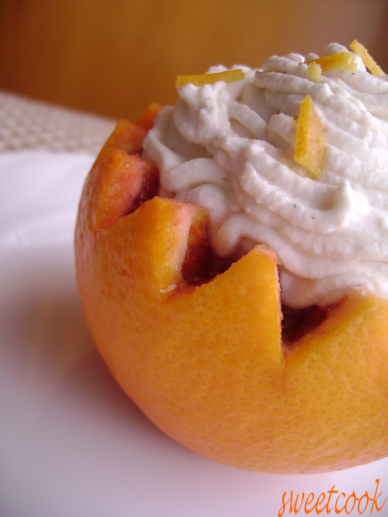 Arance ripiene di ricotta (fatta da me)