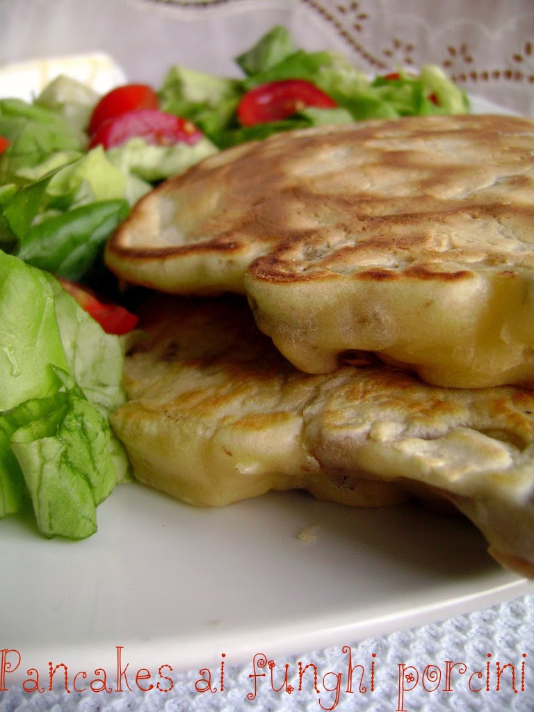 Pancakes ai funghi porcini