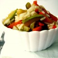 riso basmati verdure saltate salsa soia