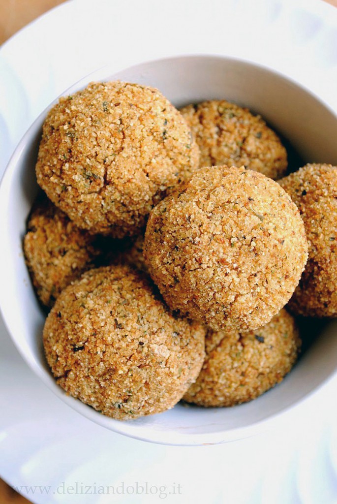 Polpette di zucca con scamorza