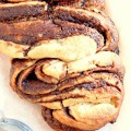 Treccia dolce ripiena nutella farina integrale