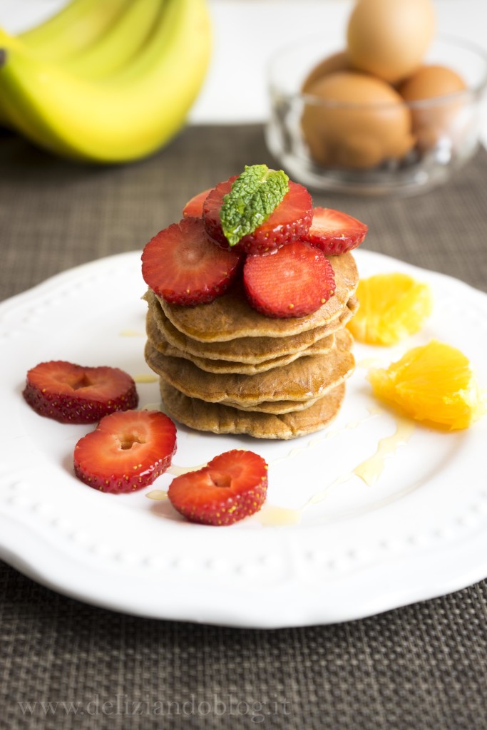 Pancake light alla banana